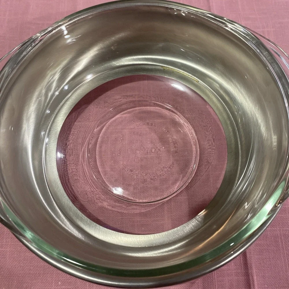 Vintage PYREX 2QT Silver Plated Chafing Dish Cradle Insert‎ & Cover